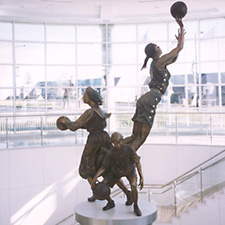 Eastman Statue (Womens Basketball Hall of Fame)